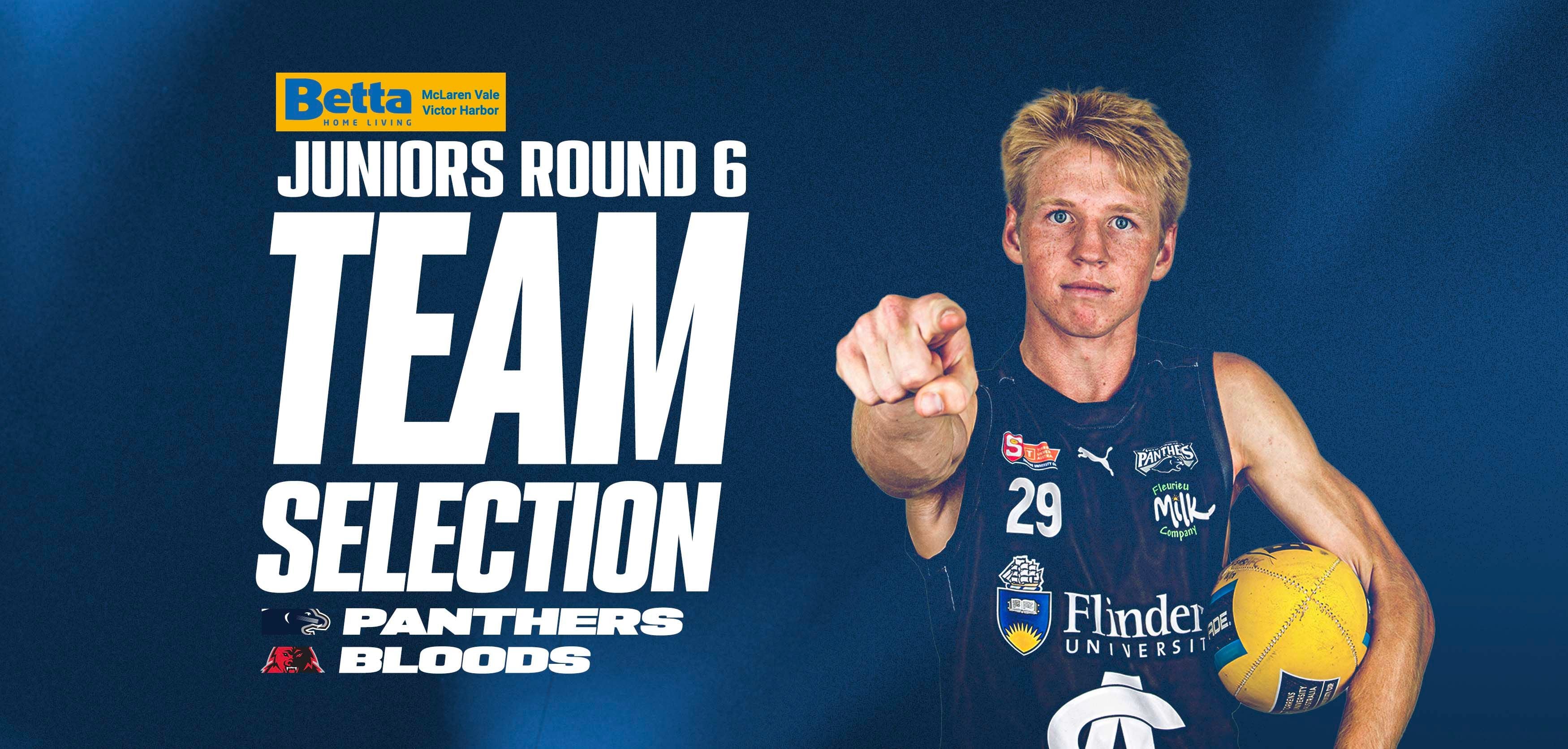 BETTA Team Selection: Juniors Rd 6 vs West BETTA Team Selection: Juniors Rd 6 vs West